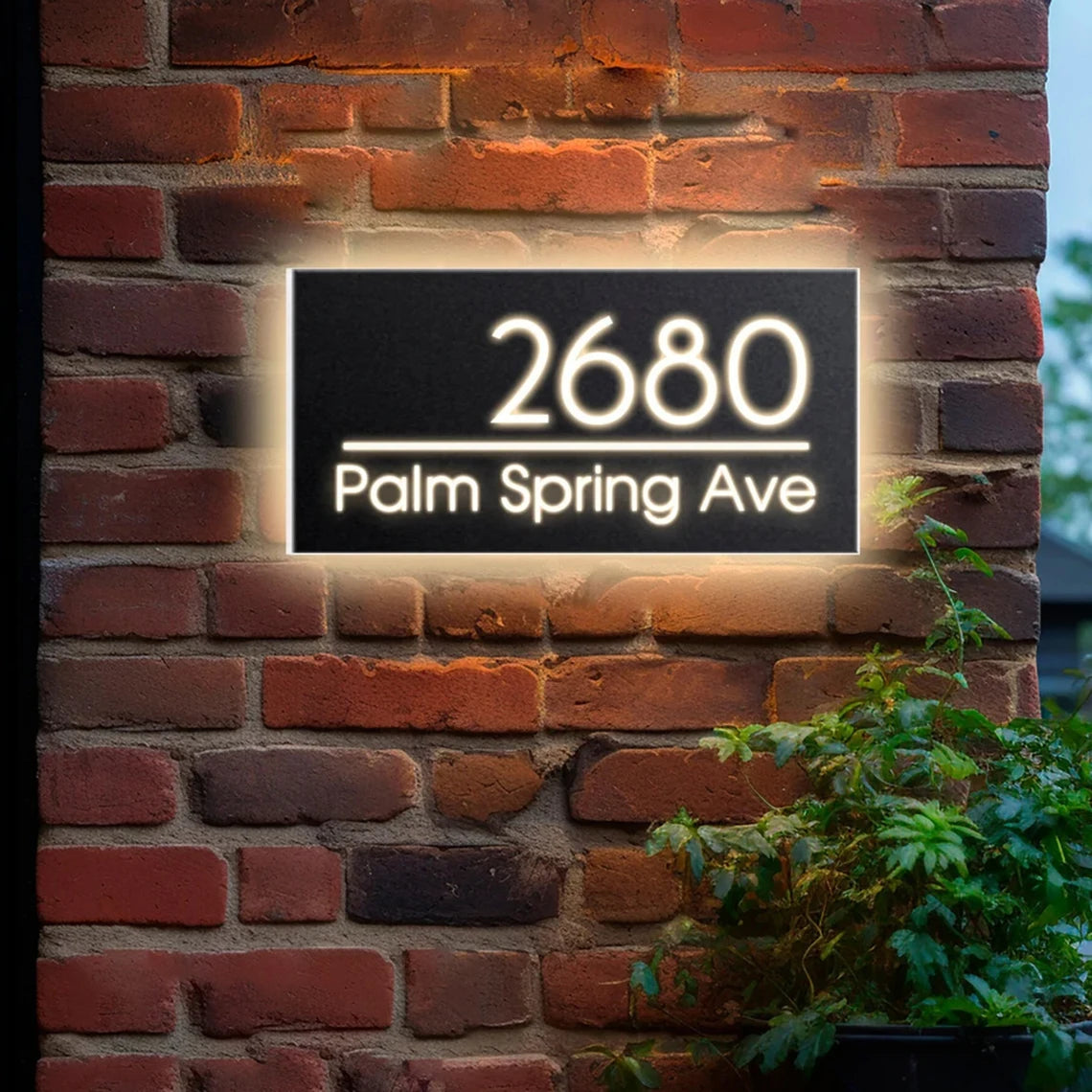 Address Plaque