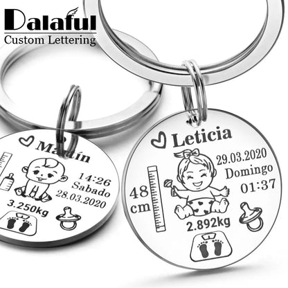 Keychain  Name Birth Weight Height