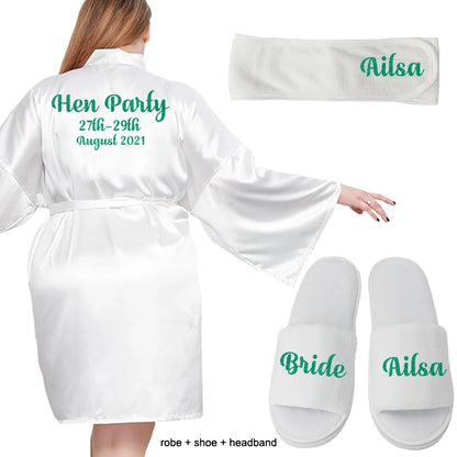 Bridal team robes