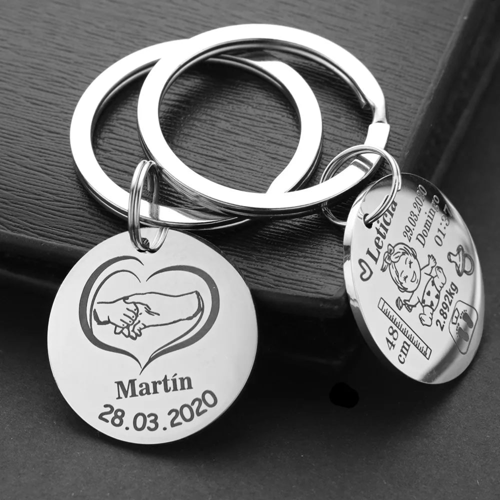 Keychain  Name Birth Weight Height