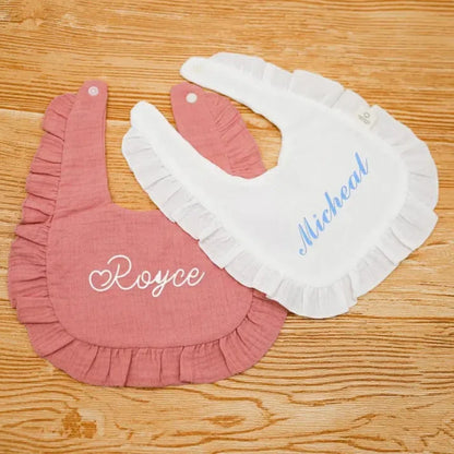 Name Embroidered  burp cloth