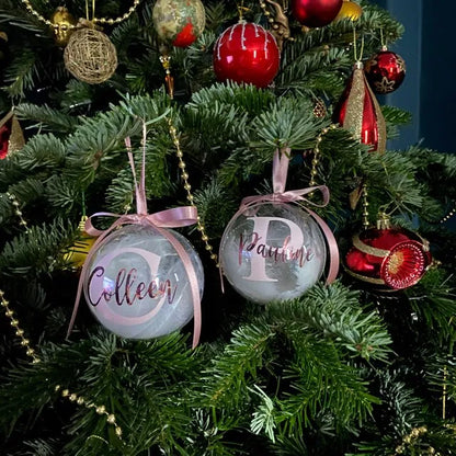 Personalized 10CM Christmas ball