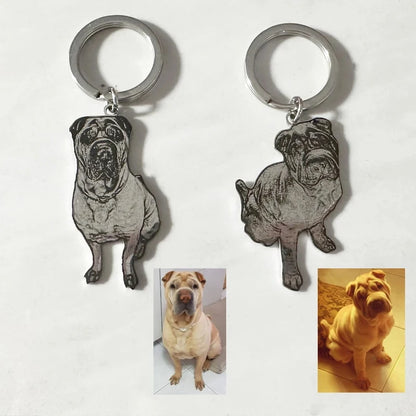 Pet Photo Keychain