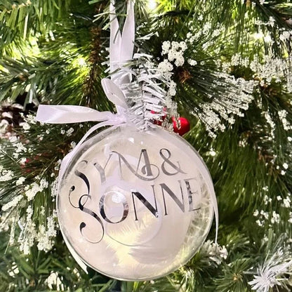 Personalized 10CM Christmas ball