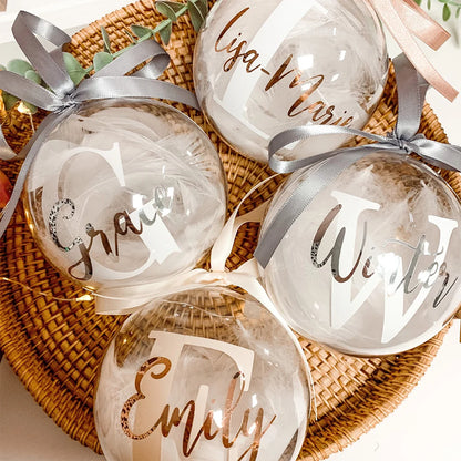 Personalized 10CM Christmas ball