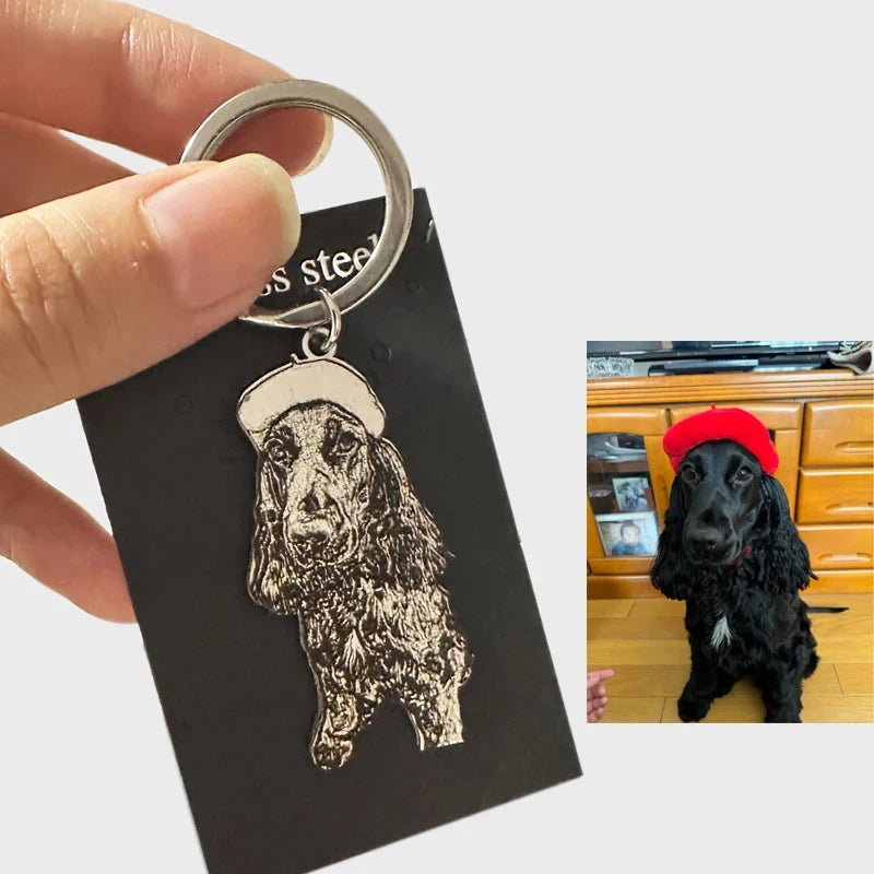 Pet Photo Keychain