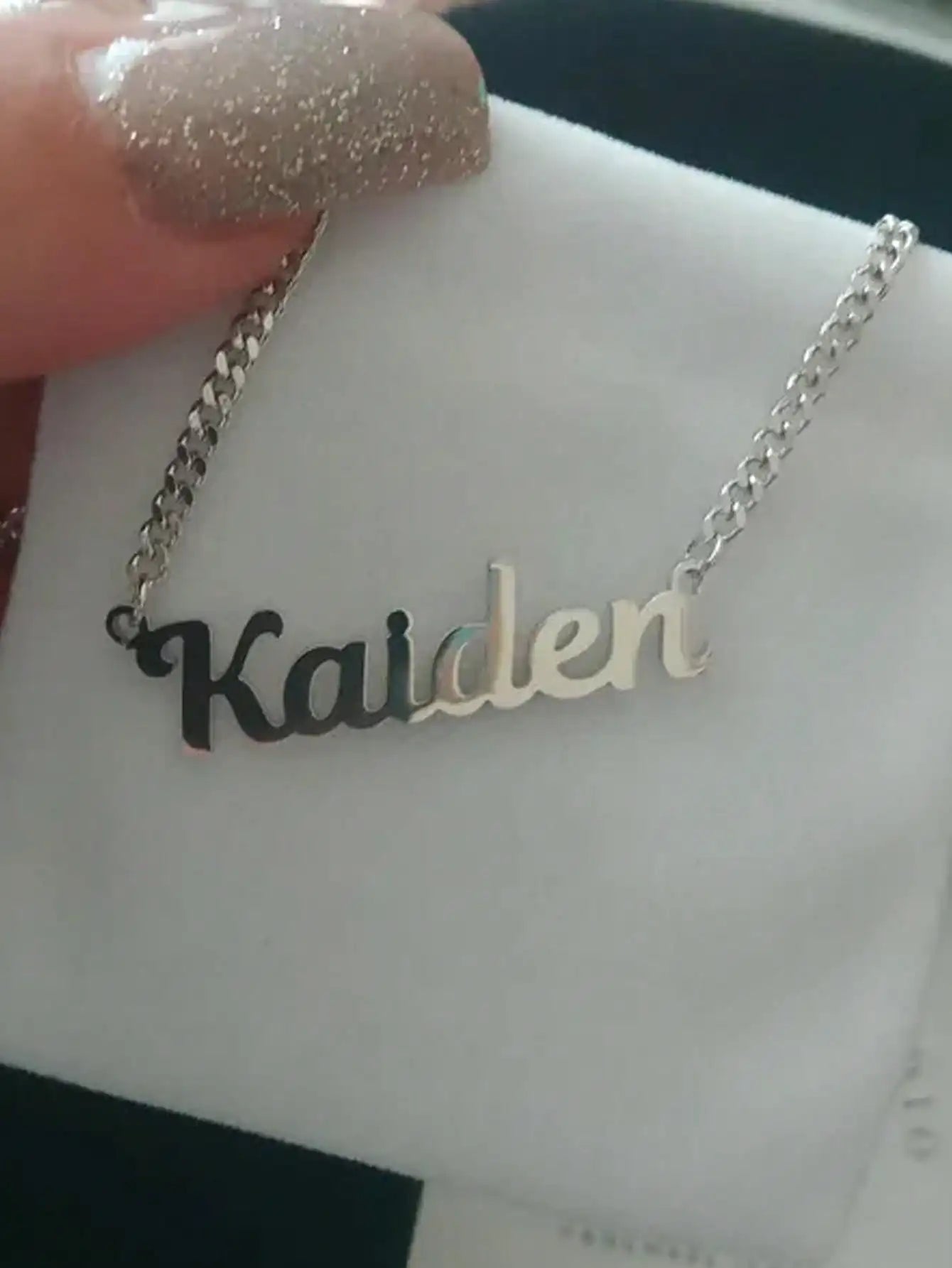 Personalised 18K Gold Necklace