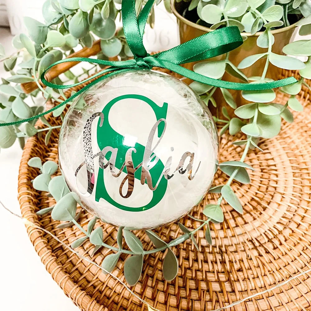 Personalized 10CM Christmas ball