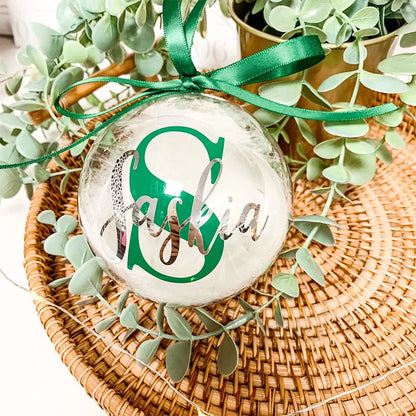 Personalized 10CM Christmas ball