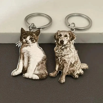 Pet Photo Keychain