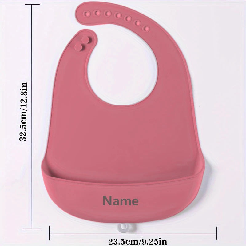 Silicone Bib for Kids Easy-Clean