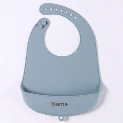 Silicone Bib for Kids Easy-Clean