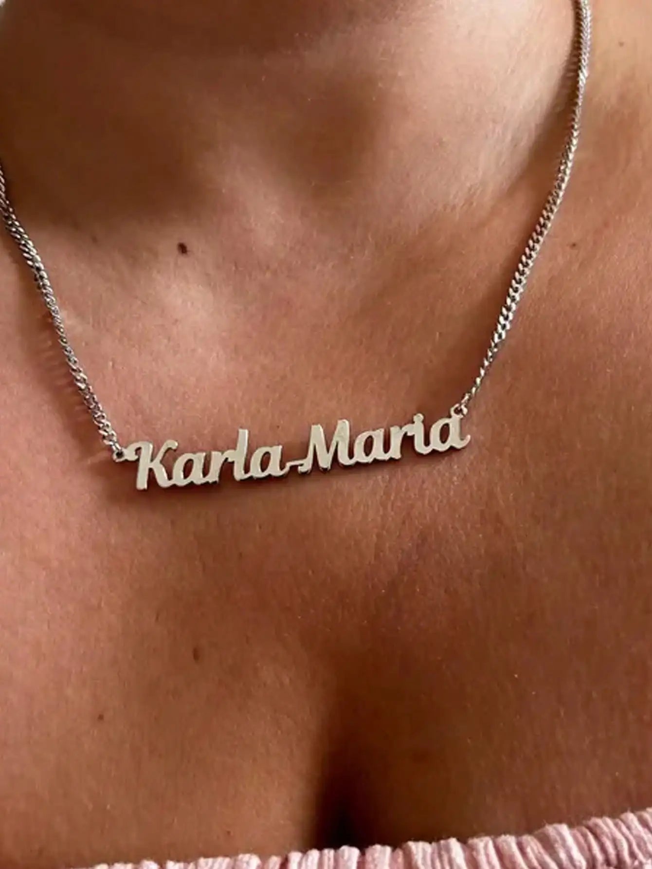 Personalised 18K Gold Necklace