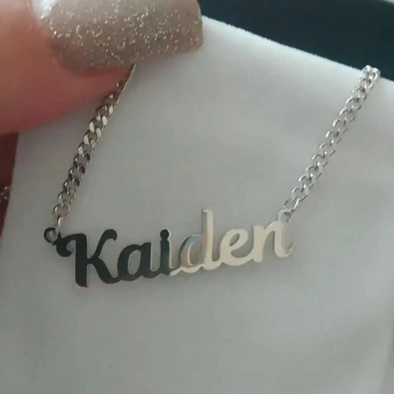 Personalised 18K Gold Necklace