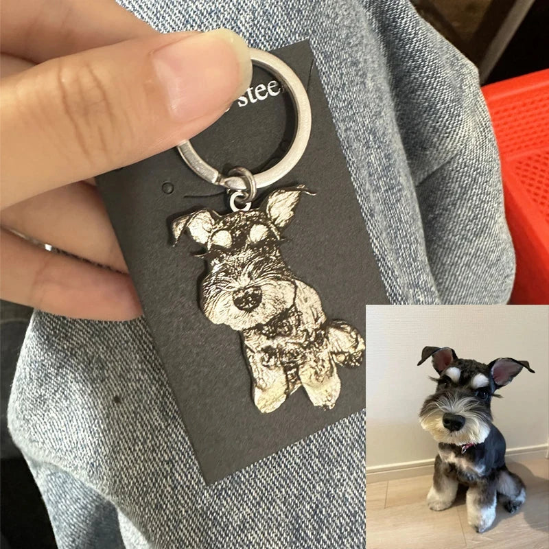 Pet Photo Keychain