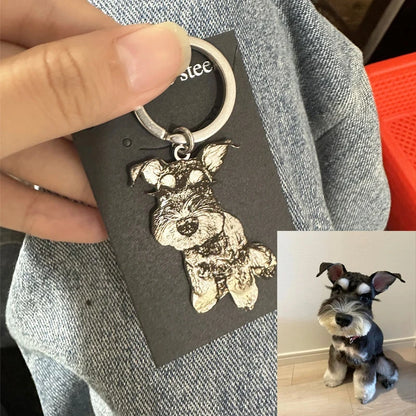Pet Photo Keychain