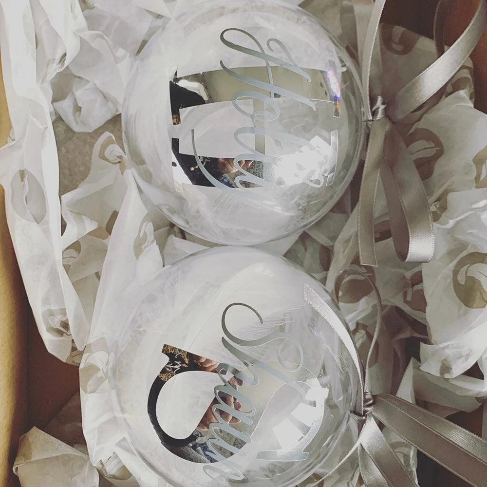 Personalized 10CM Christmas ball