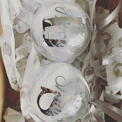 Personalized 10CM Christmas ball