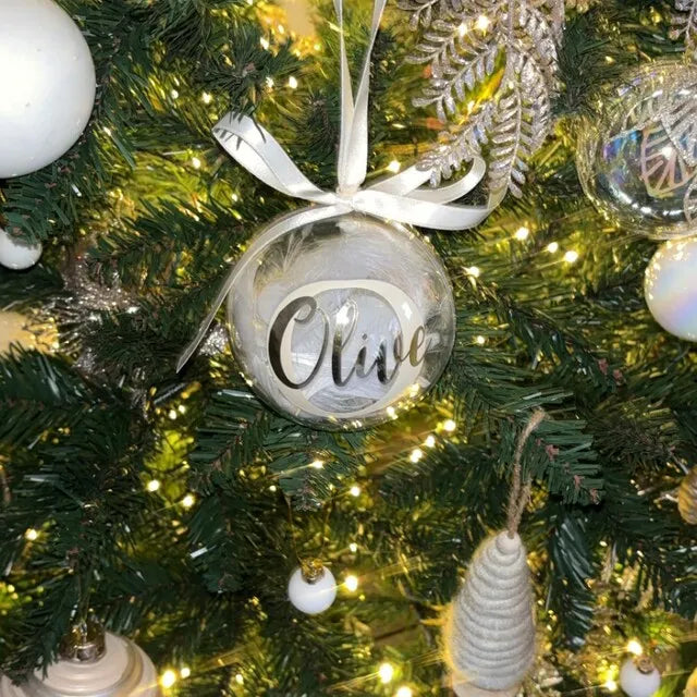 Personalized 10CM Christmas ball